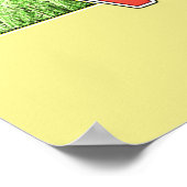 Poster VEGETARIAN FOOD we like it (Coin)