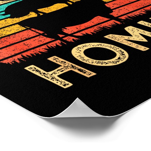 Poster Vegetarian I Don't Eat My Homies Funny Vegan Retro (Coin)