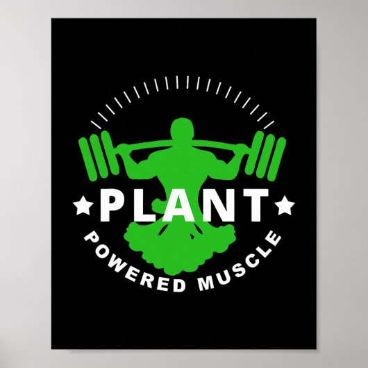 Poster Vegetarian Plante Broccoli Bodybuilding Ascenseur (Devant)