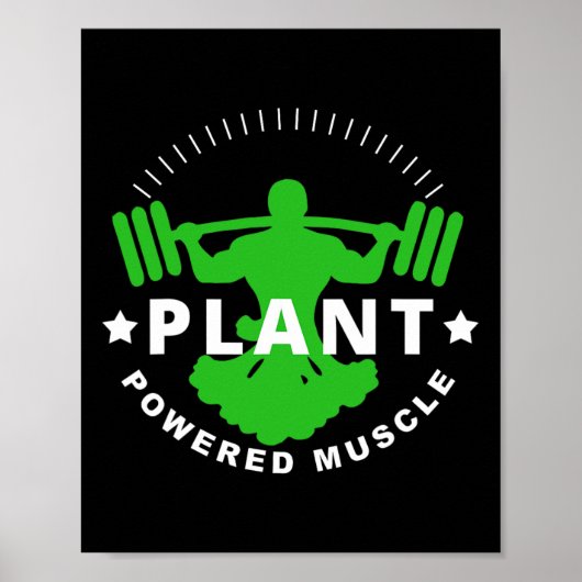 Poster Vegetarian Plante Broccoli Bodybuilding Ascenseur (Devant)
