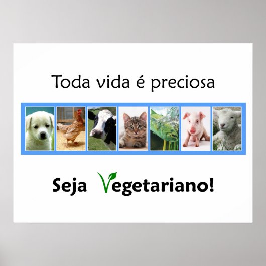 Poster Vegetariano (Voorkant)