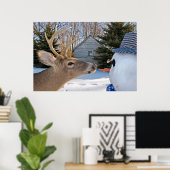 Poster Végétarien (Bureau à domicile)