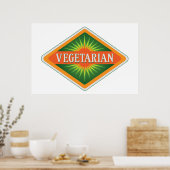 Poster Végétarien (Cuisine)