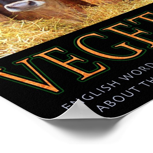 Poster Végétarien ! (Coin)