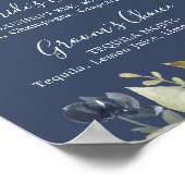 Poster Végétation d'automne | Signature de la Marine Sign (Coin)