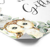 Poster Végétation rustique Bois Animaux Cartes et Cadeaux (Coin)