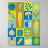 Poster Veggie Blocks II (Devant)