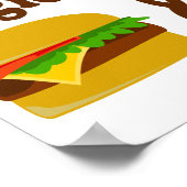 Poster Veggie Burger et Fries (Coin)