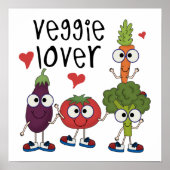 Poster Veggie Lover (Devant)