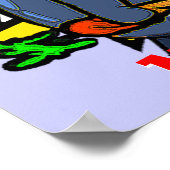 Poster Veggie Monster (Hoek)