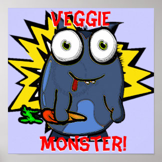 Poster Veggie Monster
