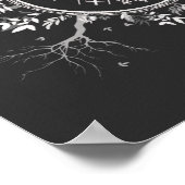 Poster Végvisir Norse Viking Compas (Coin)