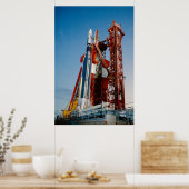 Poster Véhicule cible Agena sur le plan de lancement pour (Cuisine)