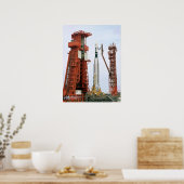 Poster Véhicule cible Agena sur le plan de lancement pour (Cuisine)