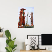 Poster Véhicule cible Agena sur le plan de lancement pour (Bureau à domicile)