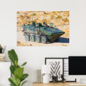POSTER VÉHICULE DE COMBAT AMPHIBIEUX ACV-30 (Bureau à domicile)