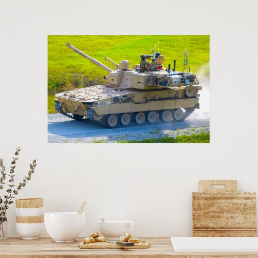 POSTER VÉHICULE DE COMBAT ARMÉ M10 (Cuisine)
