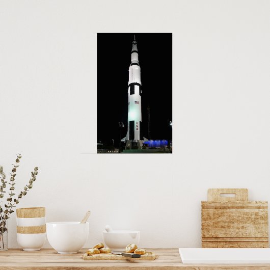 Poster Véhicule de lancement Saturn V (Cuisine)