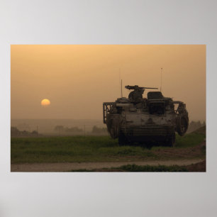 Poster Véhicule de transport d'infanterie Stryker