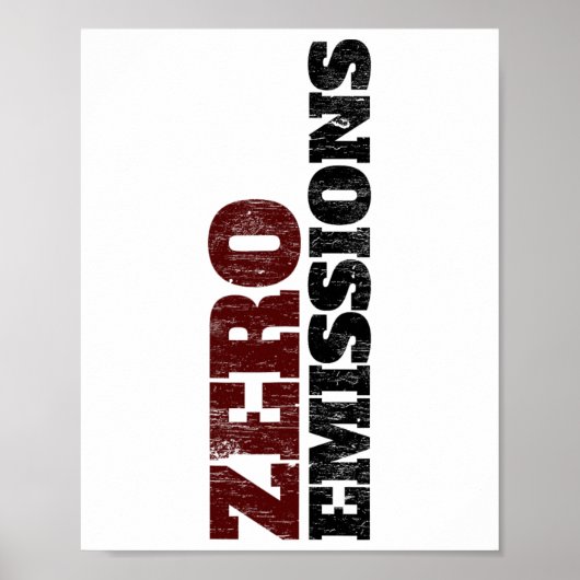 Poster Véhicule électrique zéro émissions Ev Conducteur d (Devant)