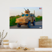 POSTER VÉHICULE PROTÉGÉ À L'AMBUSH RÉSISTANT AUX MINES (Cuisine)