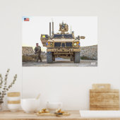 POSTER VÉHICULE PROTÉGÉ À L'AMBUSH RÉSISTANT AUX MINES (Cuisine)