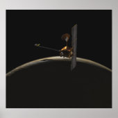 Poster Véhicule spatial Mars Odyssey au-dessus du lever d (Devant)