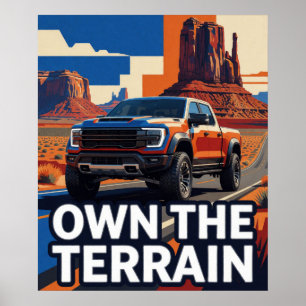 Poster Véhicule Utilitaire Sport Premium Tout-Terrain