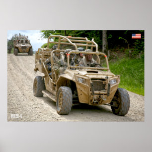 POSTER VÉHICULES D'OPÉRATIONS SPÉCIALES AMÉRICAINES - MRZ