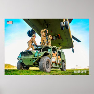 POSTER VÉHICULES D'OPÉRATIONS SPÉCIALES DES ÉTATS-UNIS -