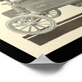 Poster Véhicules électriques Automobiles Vintage Imprimer (Coin)