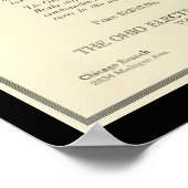 Poster Véhicules électriques Automobiles Vintage Imprimer (Coin)