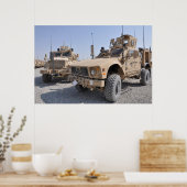 Poster Véhicules protégés contre les embuscades résistant (Cuisine)