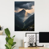 Poster Veille déchiquetée (Bureau à domicile)
