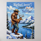 Poster Veillée hivernale : Bigfoot's Snowy View (Devant)