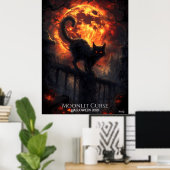 Poster Veilleur de sorcières Halloween (Bureau à domicile)