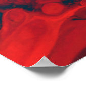 POSTER VEINE SANGUINE ABSTRAITE (Coin)