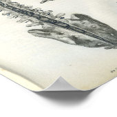 Poster Veines de l'anatomie de la colonne vertébrale Impr (Coin)