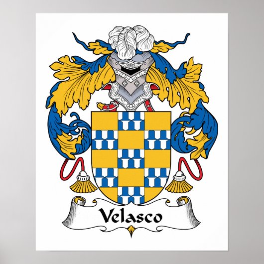 Poster Velasco Family Crest (Devant)