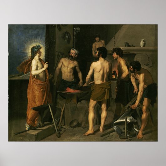 Poster Vélasquez - La Forge de Vulcain (Devant)
