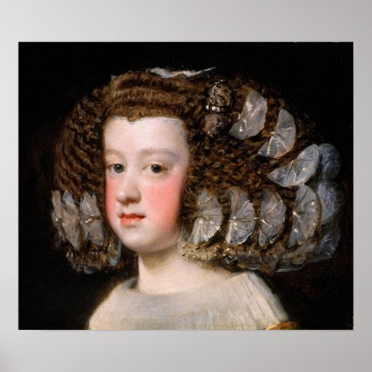 Poster Vélasquez - Marie-Thérèse 1651 (Devant)