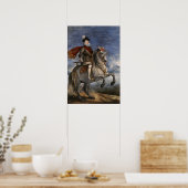 Poster Vélasquez - Philippe III à cheval 1631 (Cuisine)
