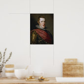 Poster Vélasquez - Philippe IV 1626 (Cuisine)