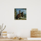 Poster Vélasquez - Philippe IV à cheval 1631 (Cuisine)