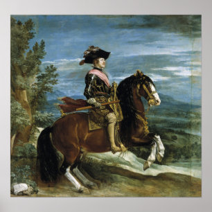 Poster Vélasquez - Philippe IV à cheval 1631