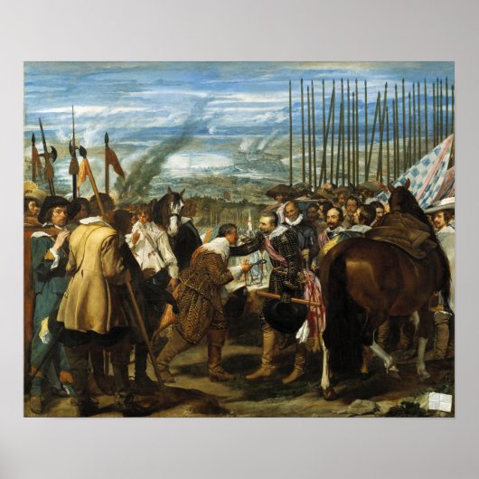 Poster Velázquez - La reddition de Bréda 1635 (Devant)