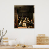 Poster Velazquez Las Meninas (Cuisine)