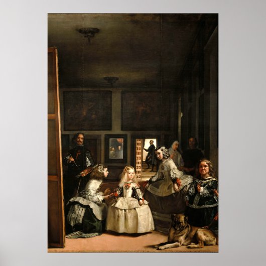 Poster VELAZQUEZ - Las Meninas 1656 (Devant)