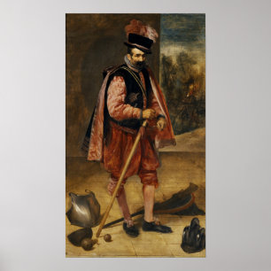 Poster Velázquez - Le Jester Appelé "Juan D'Autriche"