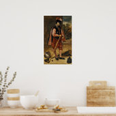 Poster Velázquez - Le Jester Appelé "Juan D'Autriche" (Cuisine)